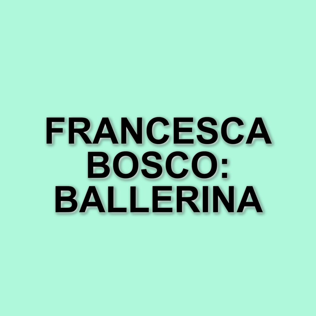 Francesca Bosco: La ballerina che brilla nel serale di Amici 24