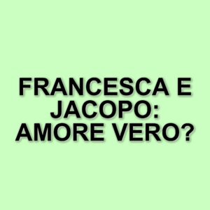 Francesca e Jacopo Sol di Amici 24: una storia d'amore in divenire?