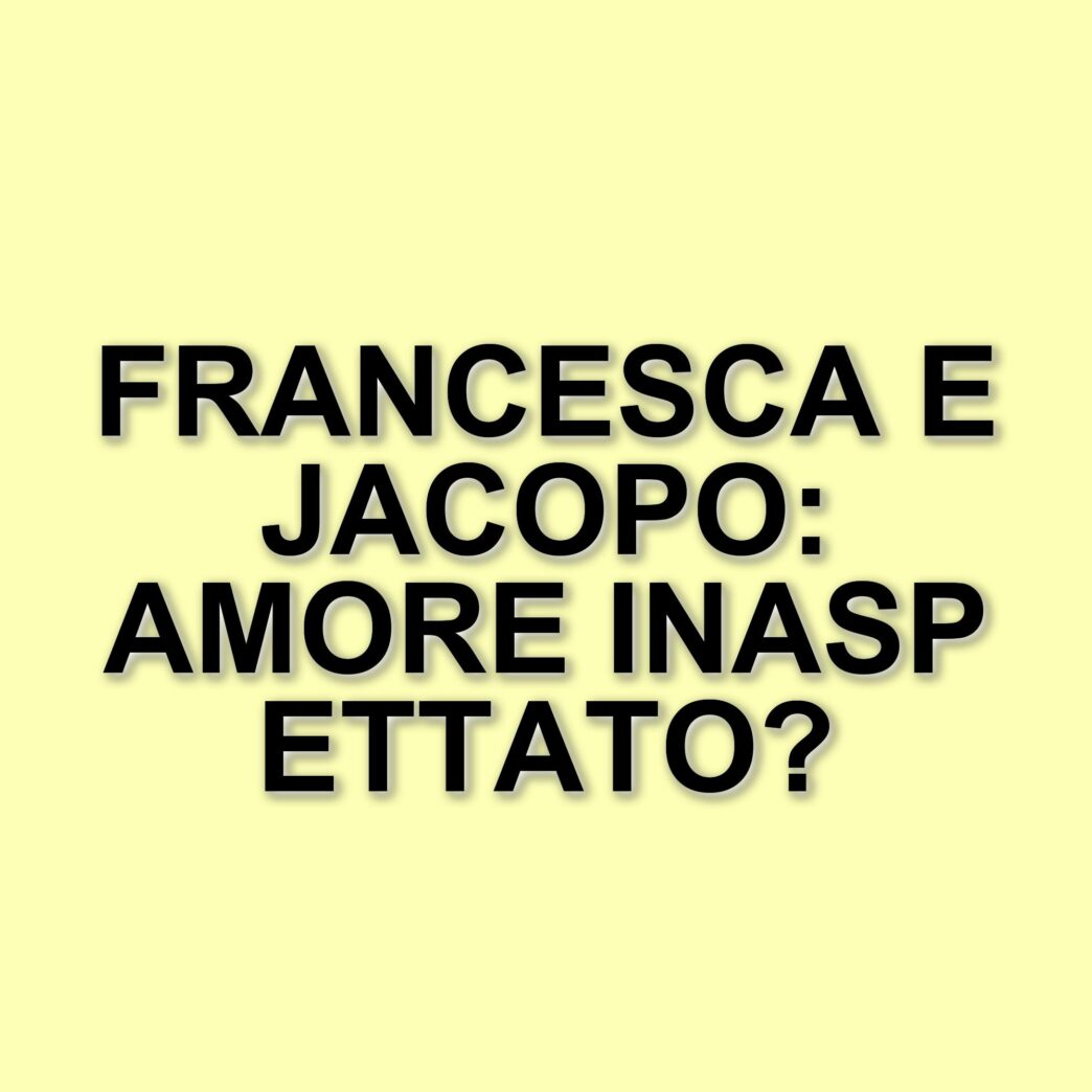 Nuove storie d'amore ad Amici 24: Francesca e Jacopo Sol ufficializzano la loro relazione