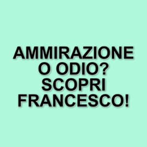 Francesco Cicchella: il comico che trasforma ammirazione e odio in imitazioni