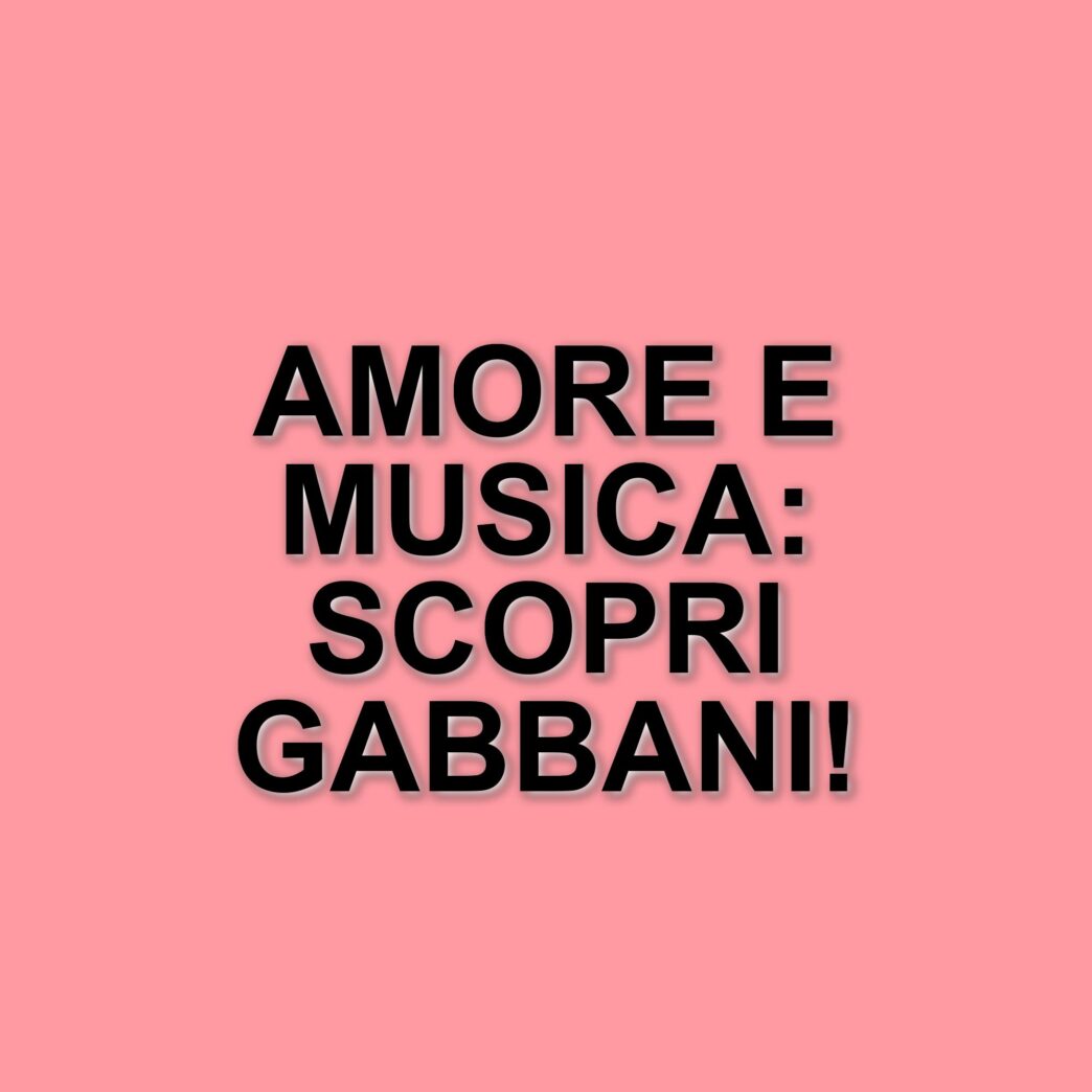 Francesco Gabbani e Giulia Settembrini: una storia d'amore che unisce vita privata e professionale