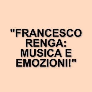 Francesco Renga torna a Bergamo con il tour Angelo-venti per festeggiare vent'anni di musica