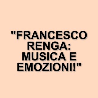 Francesco Renga torna a Bergamo con il tour Angelo-venti per festeggiare vent'anni di musica
