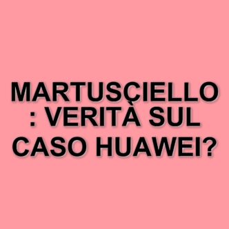 Fulvio Martusciello chiarisce la sua posizione dopo l'inchiesta belga sul caso Huawey