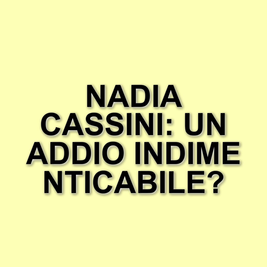 Funerali di Nadia Cassini a Melito Porto Salvo: l'addio a un'icona del cinema italiano