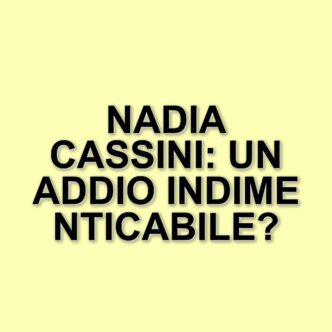 Funerali di Nadia Cassini a Melito Porto Salvo: l'addio a un'icona del cinema italiano