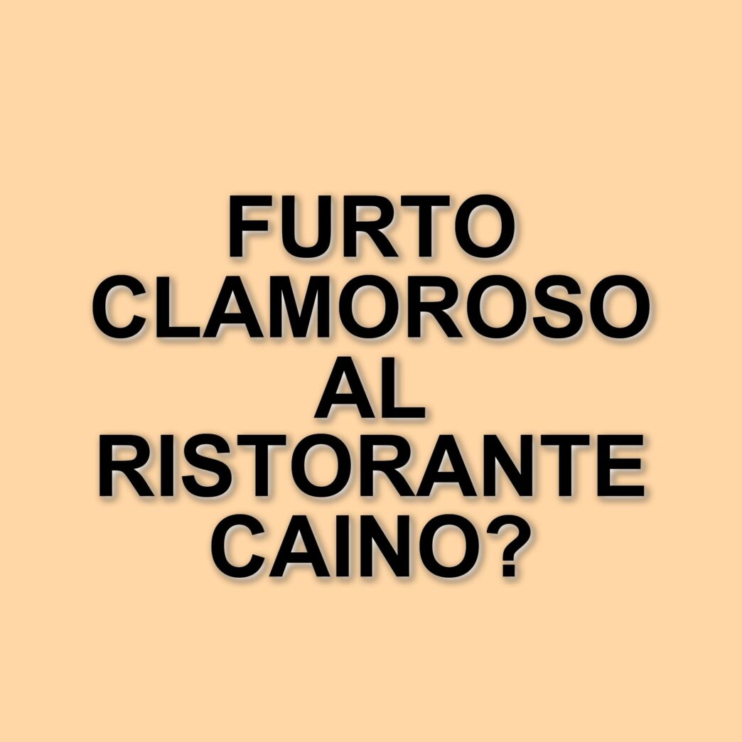 Furto da record al ristorante Caino: rubate bottiglie pregiate per decine di migliaia di euro