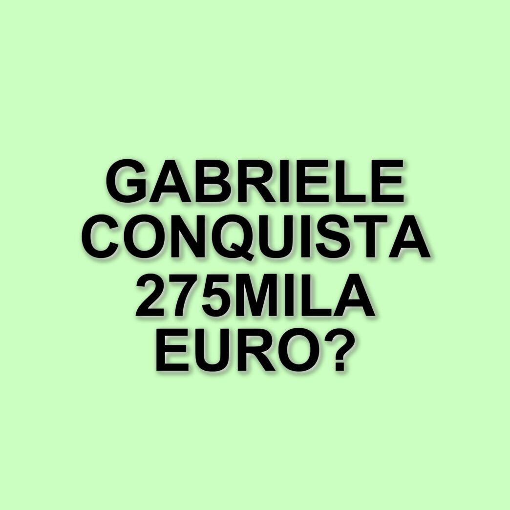 Gabriele trionfa a L'Eredità: vinti 200mila euro nella puntata di ieri