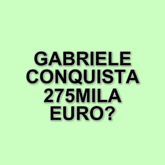 Gabriele trionfa a L'Eredità: vinti 200mila euro nella puntata di ieri