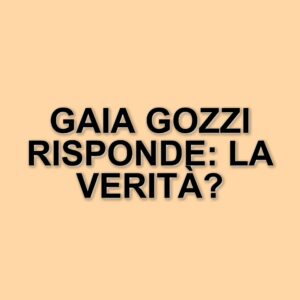 Gaia Gozzi risponde alle critiche di Enzo Miccio e Davide Maggio dopo Sanremo