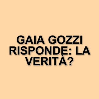 Gaia Gozzi risponde alle critiche di Enzo Miccio e Davide Maggio dopo Sanremo