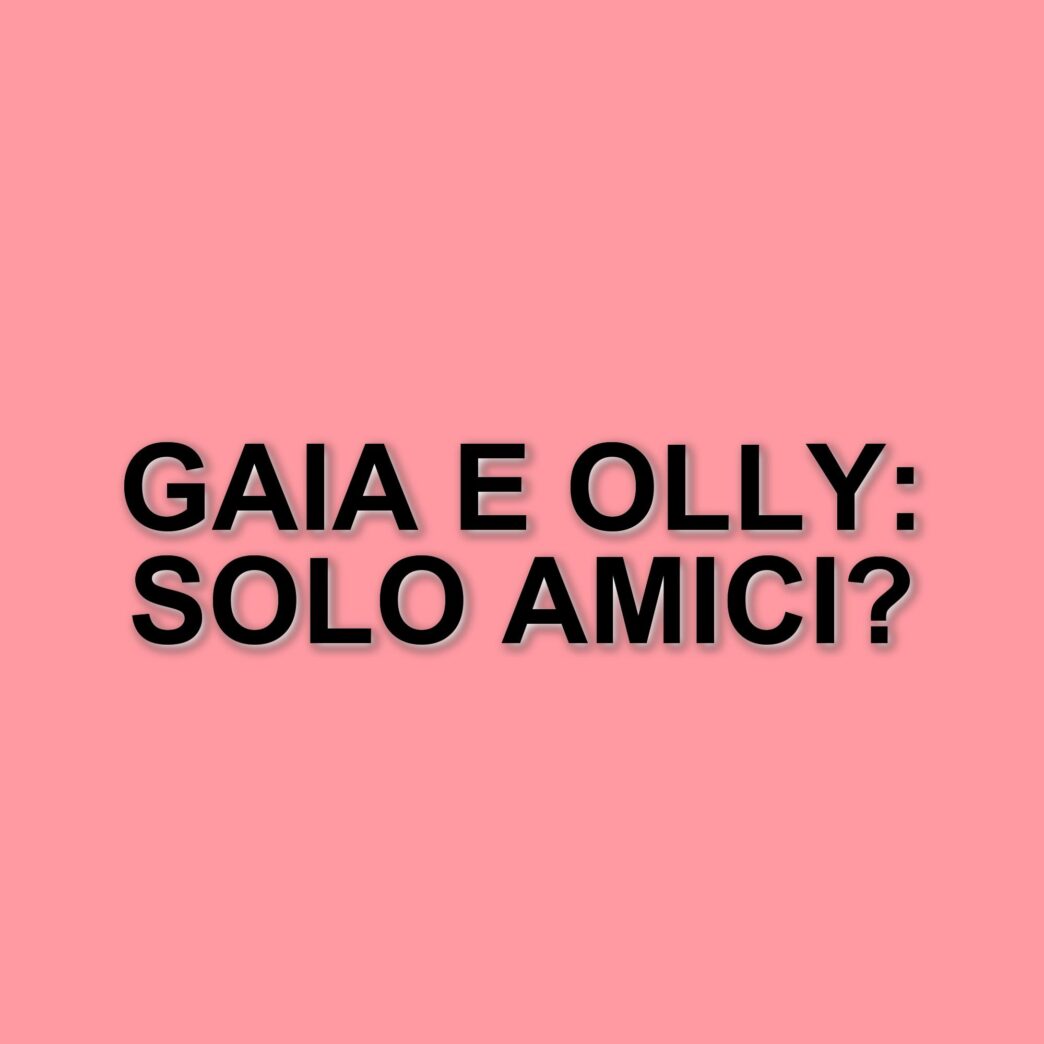 Gaia smentisce i rumors su un flirt con Olly: solo amicizia tra i due cantanti