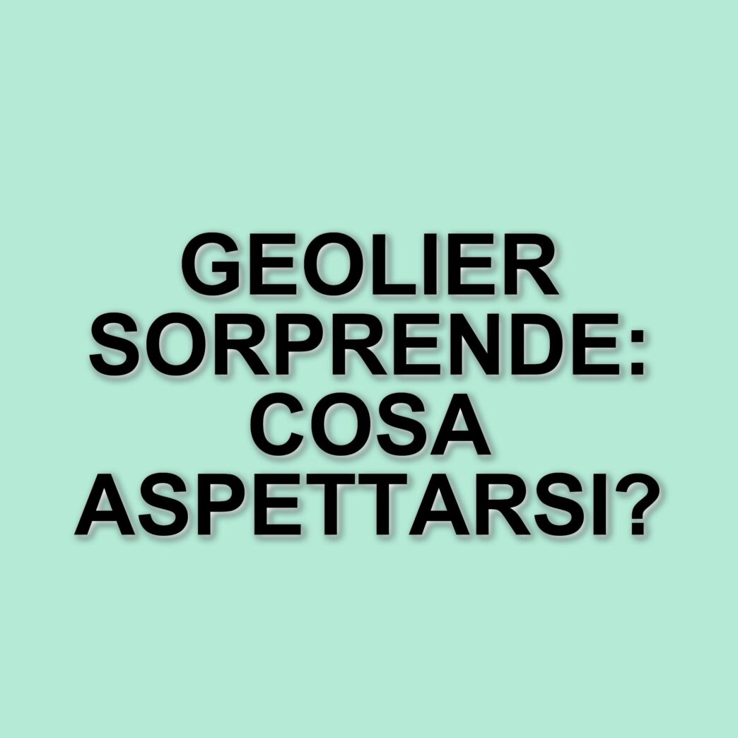 Geolier in concerto a Milano: ecco cosa aspettarsi dal suo live all'Unipol Forum