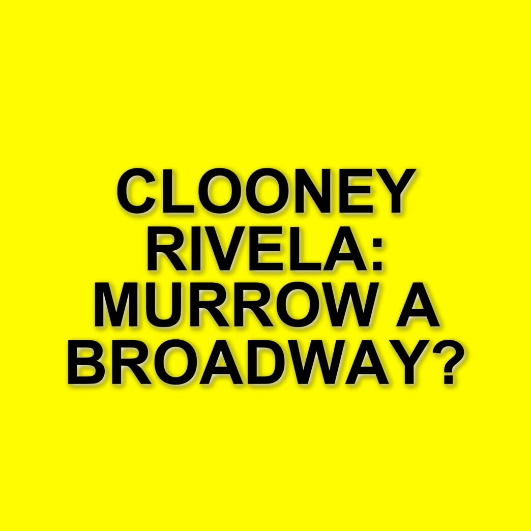 George Clooney si prepara per il debutto a Broadway con "Good Night, and Good Luck"