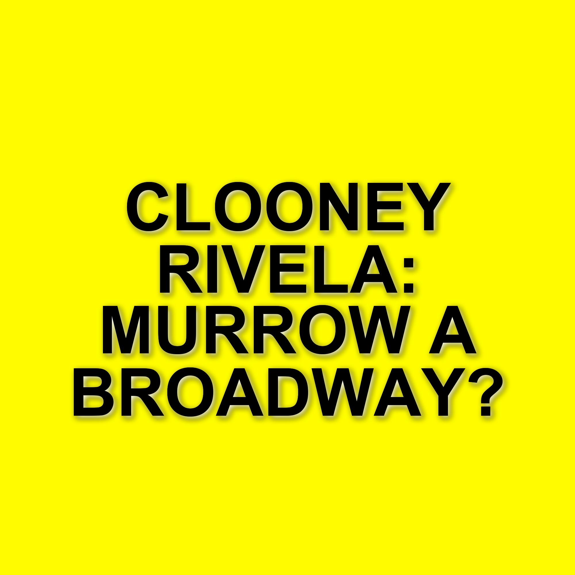 George Clooney si prepara per il debutto a Broadway con "Good Night, and Good Luck"