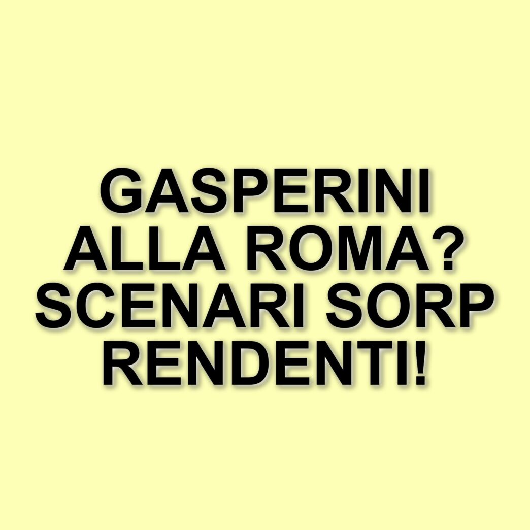 Gasperini alla Roma: le voci si intensificano dopo il Premio Nazionale “Enzo Bearzot”