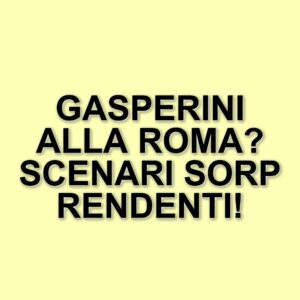 Gasperini alla Roma: le voci si intensificano dopo il Premio Nazionale “Enzo Bearzot”