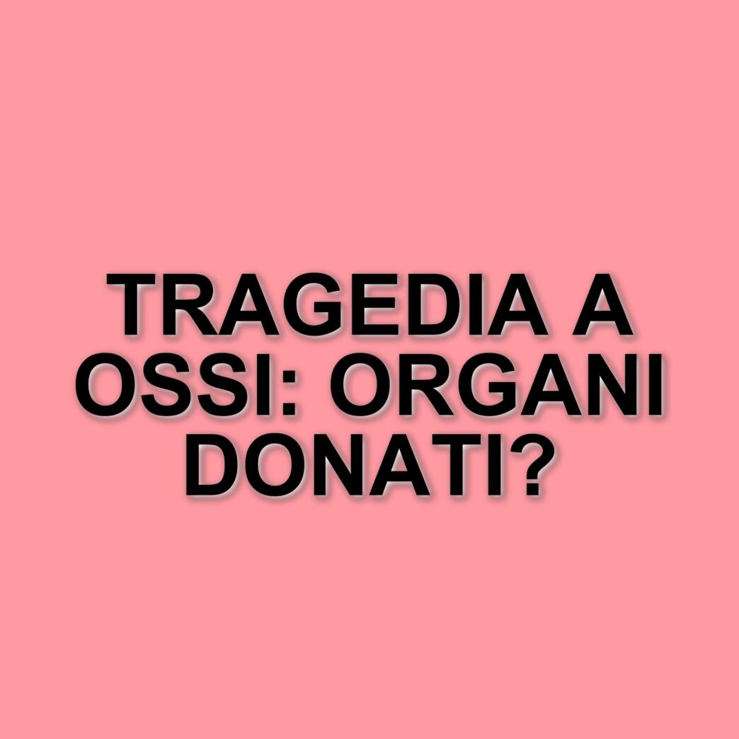 Tragico incidente a Ossi: Gianfranco Pilo dichiarato in morte cerebrale dopo l'incidente