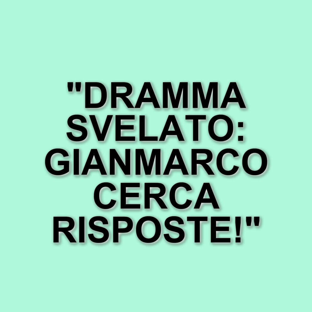 Gianmarco Steri in cerca di chiarimenti: il dramma del Trono classico