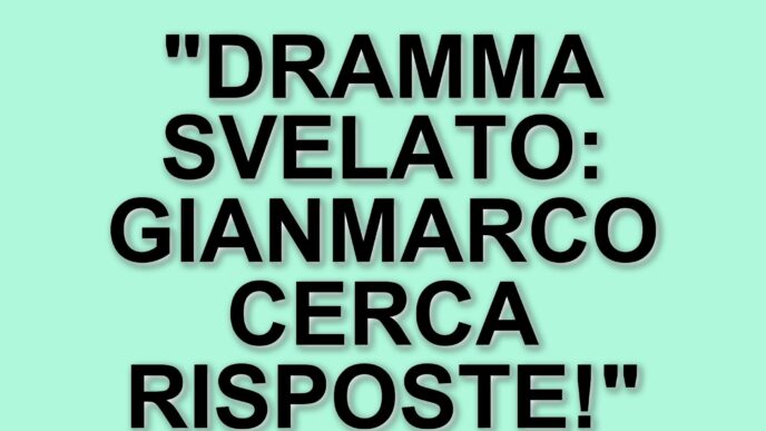 Gianmarco Steri in cerca di chiarimenti: il dramma del Trono classico