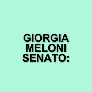 Giorgia Meloni al Senato: comunicazioni cruciali in vista del Consiglio europeo di Bruxelles