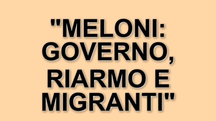 Giorgia Meloni al Senato: le posizioni del governo su riarmo, Ucraina, dazi e migranti