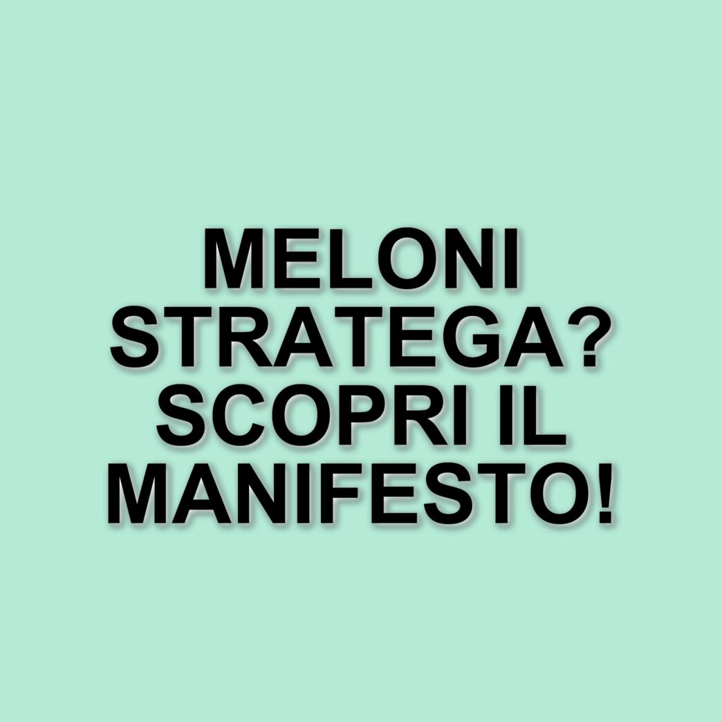 Giorgia Meloni e il Manifesto di Ventotene: una mossa strategica nel dibattito politico