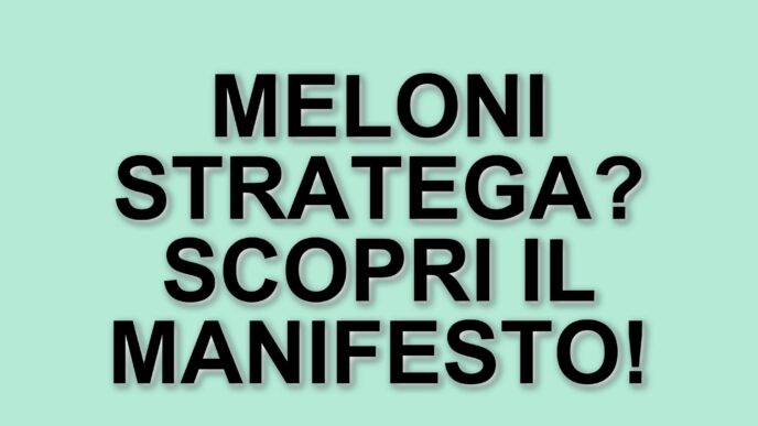 Giorgia Meloni e il Manifesto di Ventotene: una mossa strategica nel dibattito politico