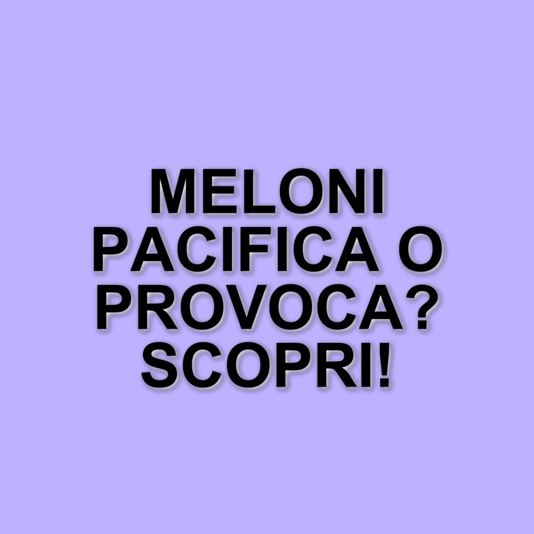 Giorgia Meloni e la questione dei dazi americani: un approccio di pacificazione