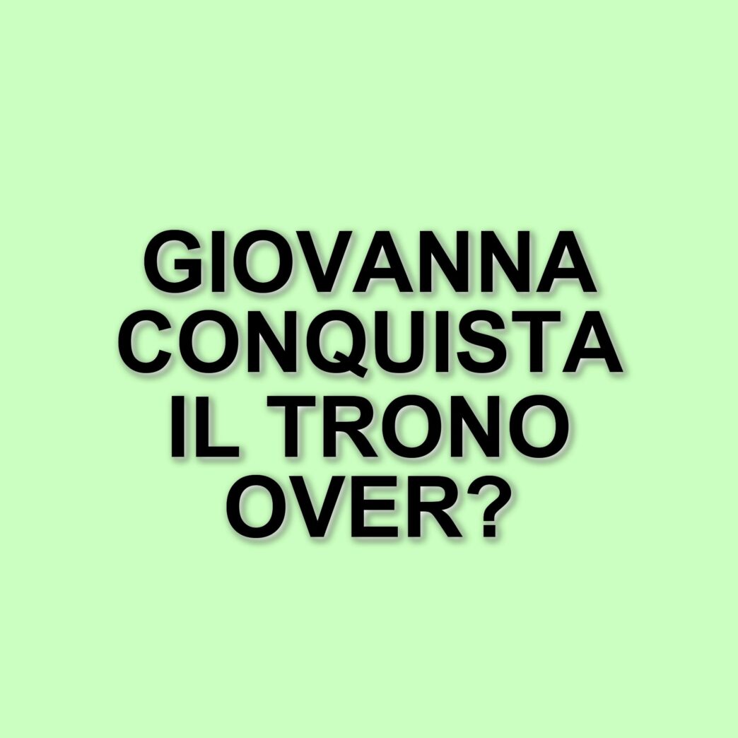 Giovanna, la nuova protagonista del trono over di Uomini e Donne, fa il suo ingresso in studio