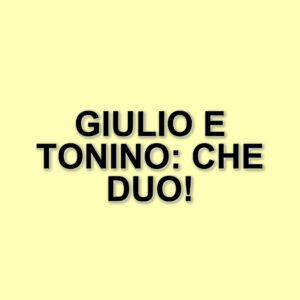 Giulio Wilson: Il cantautore fiorentino ospite di Splendida Cornice con Tonino Carotone