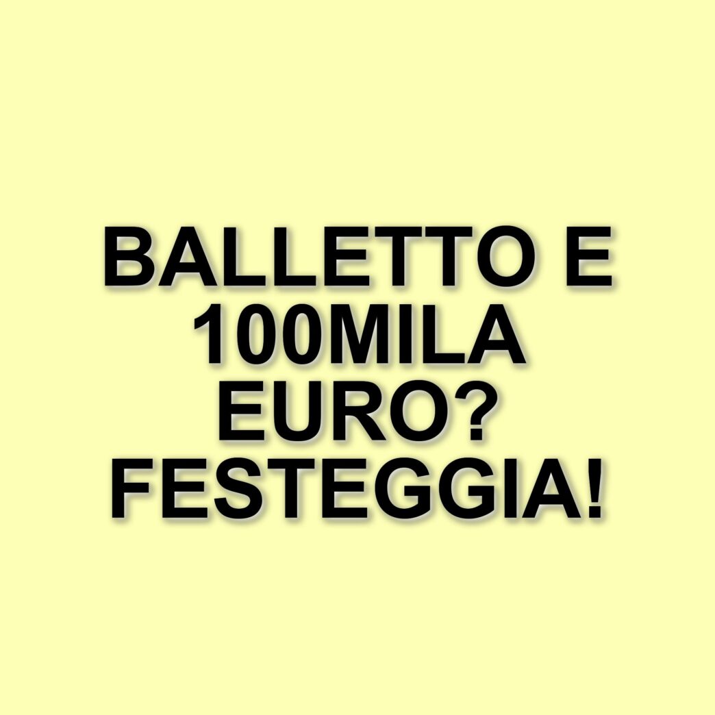 Giuseppe ed Eleonora festeggiano una vittoria da 100mila euro ad Affari Tuoi