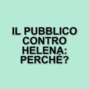 Grande Fratello: La Casa Si Unisce Contro Helena, Il Pubblico Reagisce