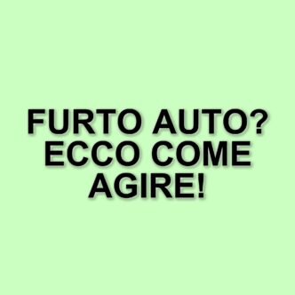 Guida pratica per affrontare il furto di un veicolo: denuncia, assicurazione e recupero