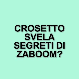 Guido Crosetto racconta la sua esperienza con la cooperativa Zaboom e gli artisti alternativi