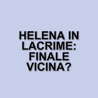 Helena Prestes in lacrime al Grande Fratello: il video che commuove il web