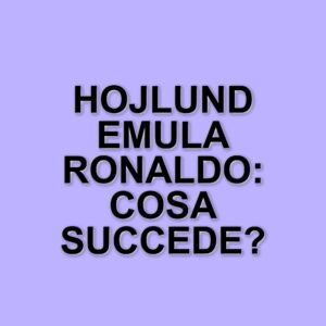 Hojlund segna e celebra alla Ronaldo: la Danimarca batte il Portogallo nella Nations League