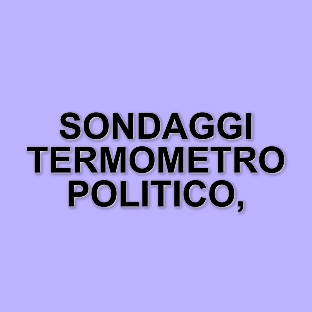 Sondaggi politici: Fratelli d'Italia in crescita, Lega e Forza Italia in parità, il PD in difficoltà
