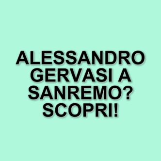 Alessandro Gervasi: il giovane talento musicale e il supporto della sua famiglia