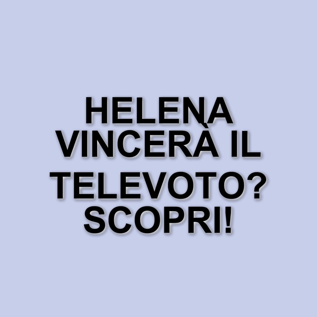Helena in pole position per la finale del Grande Fratello: il televoto di stasera promette sorprese