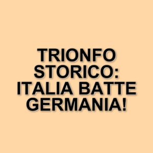 Il ricordo del trionfo mondiale: l'Italia e la Germania a Dortmund