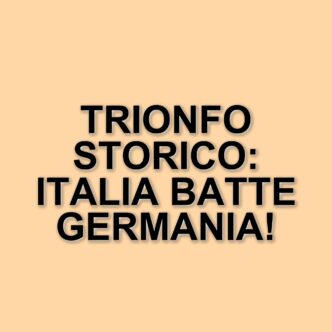 Il ricordo del trionfo mondiale: l'Italia e la Germania a Dortmund