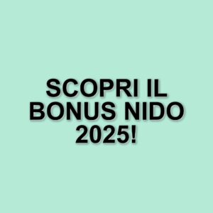 Bonus nido 2025: tutte le informazioni su requisiti, importi e modalità di richiesta