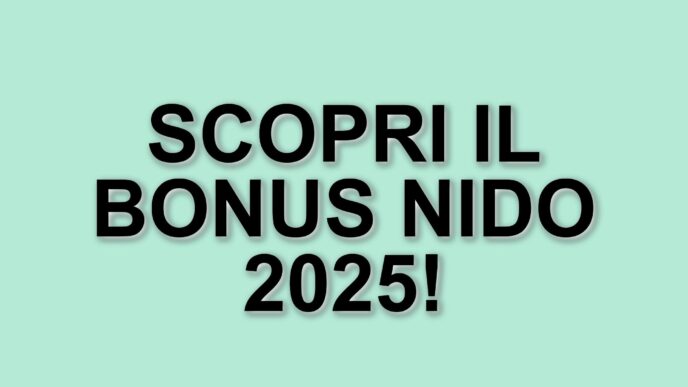 Bonus nido 2025: tutte le informazioni su requisiti, importi e modalità di richiesta