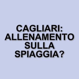 Il Cagliari si allena sulla spiaggia del Poetto: un'originale seduta di lavoro