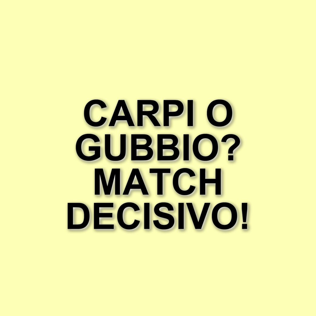 Carpi e Gubbio si sfidano in un match cruciale per i playoff della Serie C