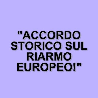 Il Partito Democratico raggiunge un accordo sulla revisione del piano di riarmo europeo