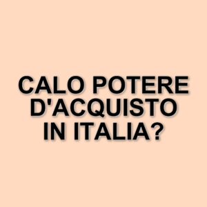 Italia: il G20 registra la più alta perdita di potere d'acquisto dei salari dal 2008