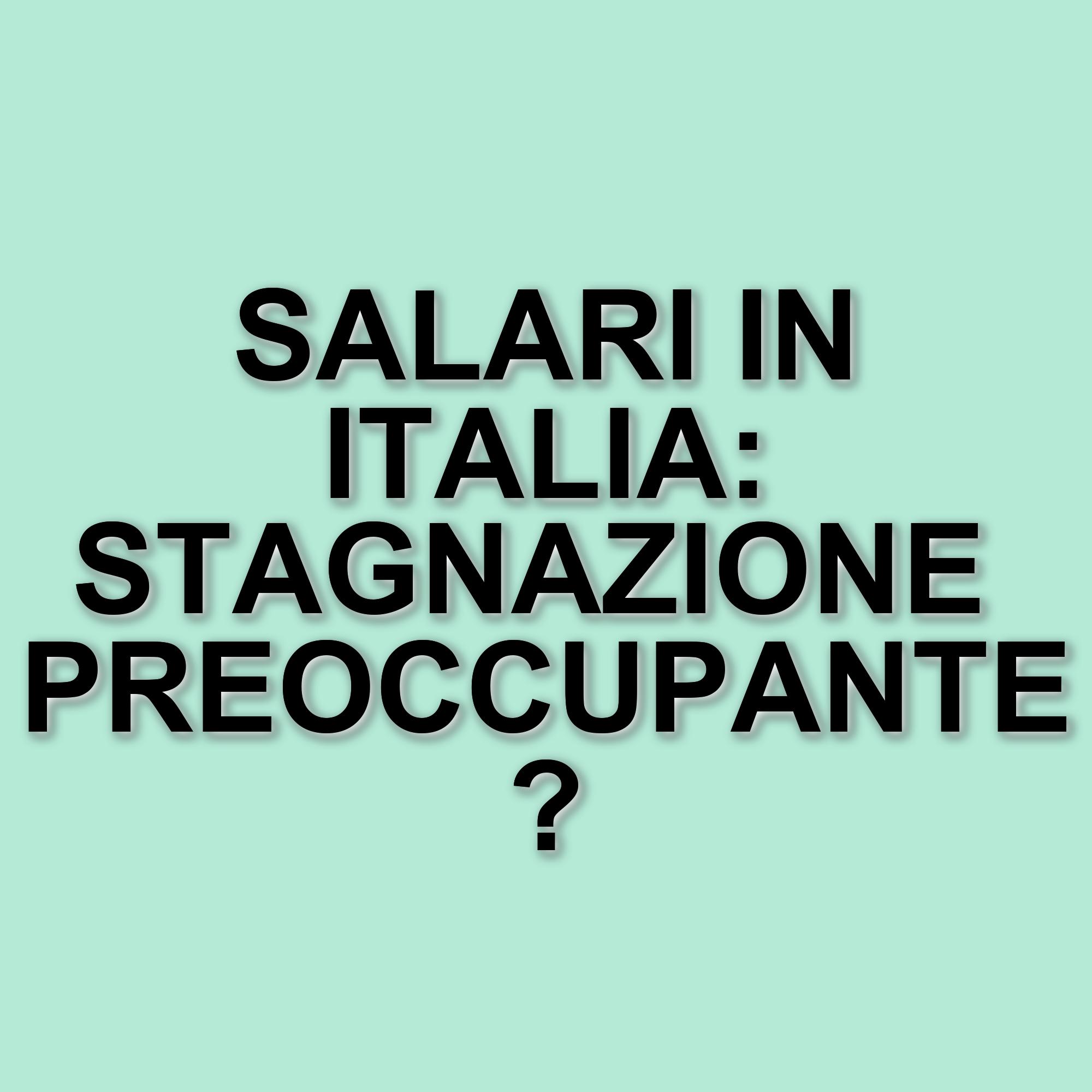 Stipendi in Italia: un'analisi della stagnazione salariale secondo l'Organizzazione Internazionale del Lavoro