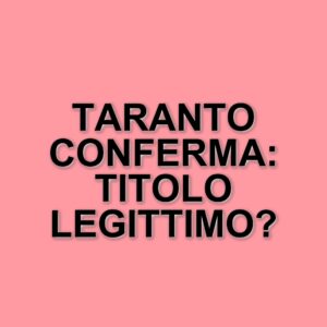 Il tribunale di Taranto respinge il ricorso del Comune di Avetrana sulla serie Disney+
